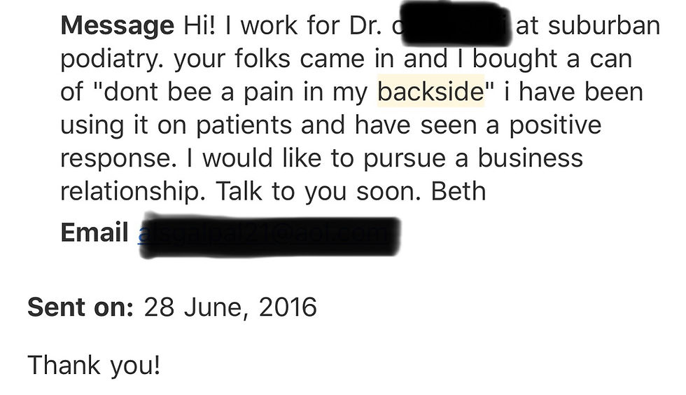 Thumbnail: Don't "Bee" a Pain in My Backside salve