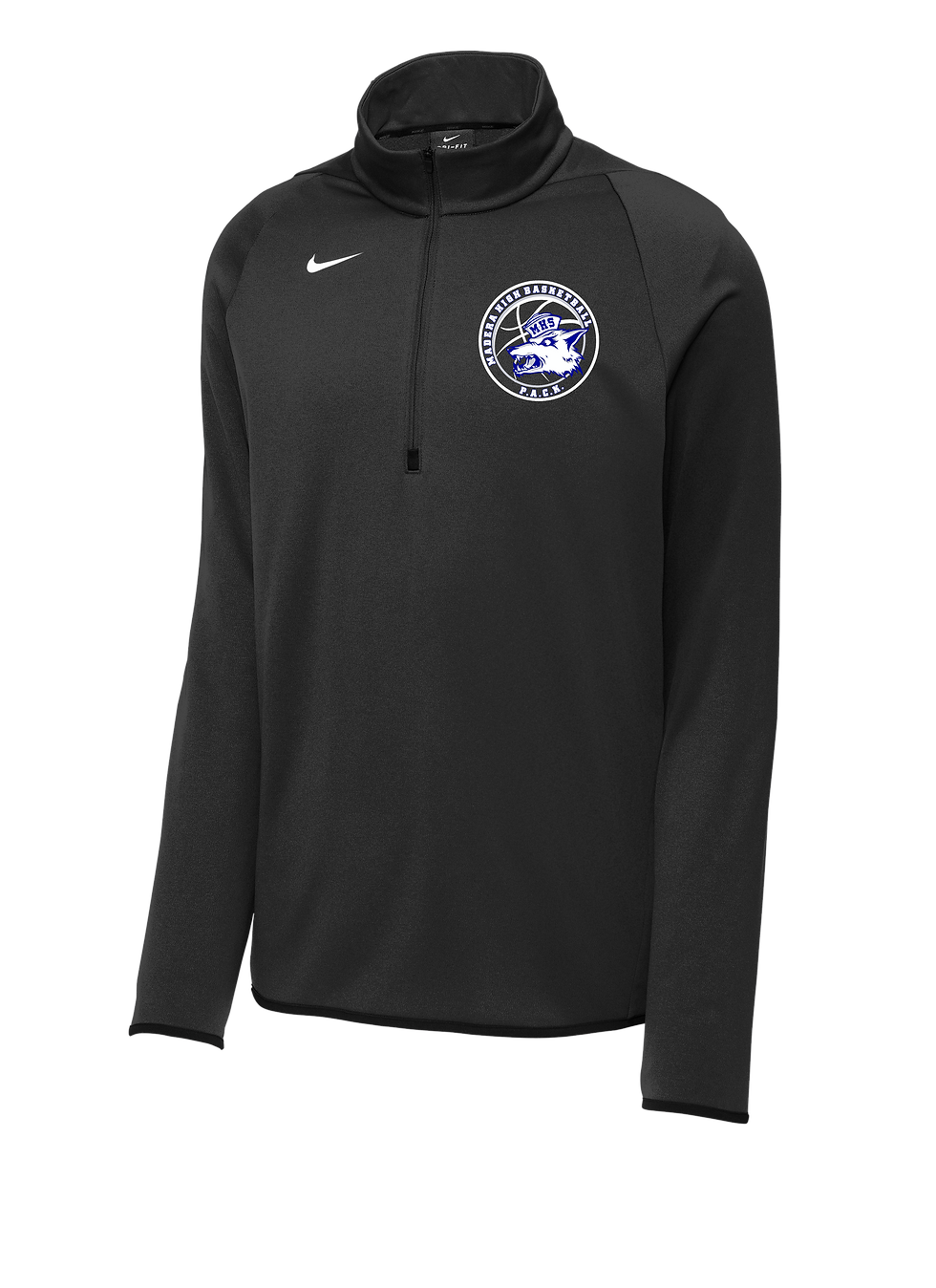 Thumbnail: Madera High Basketball Nike 2023/24 Authentic Performance Half-Zip Jacket