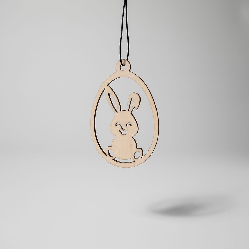 Osterschmuck "Hase im Ei"
