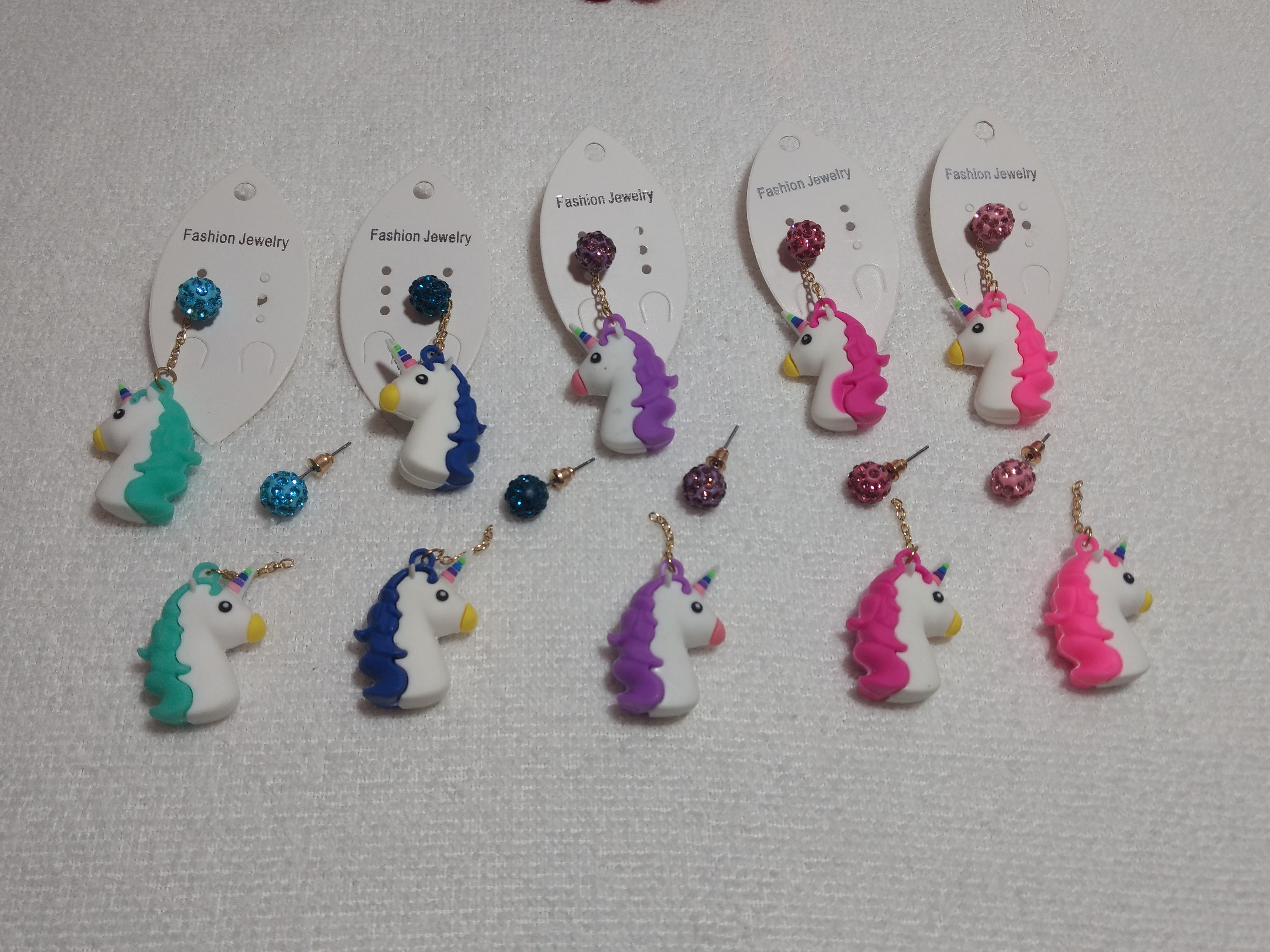 ARETES UNICORNIO DESMONTABLE