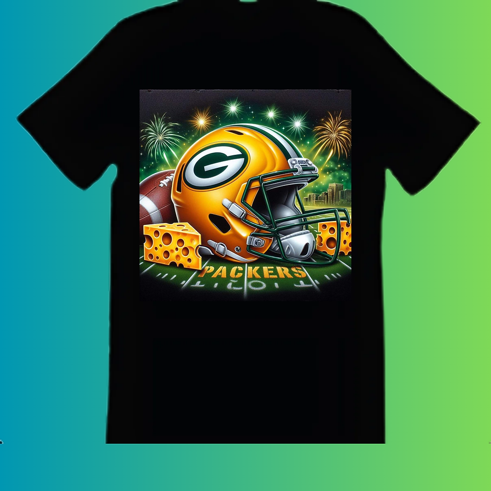 NFL Helmets Limited Tees! Packers by Magoniga Innovative Designs