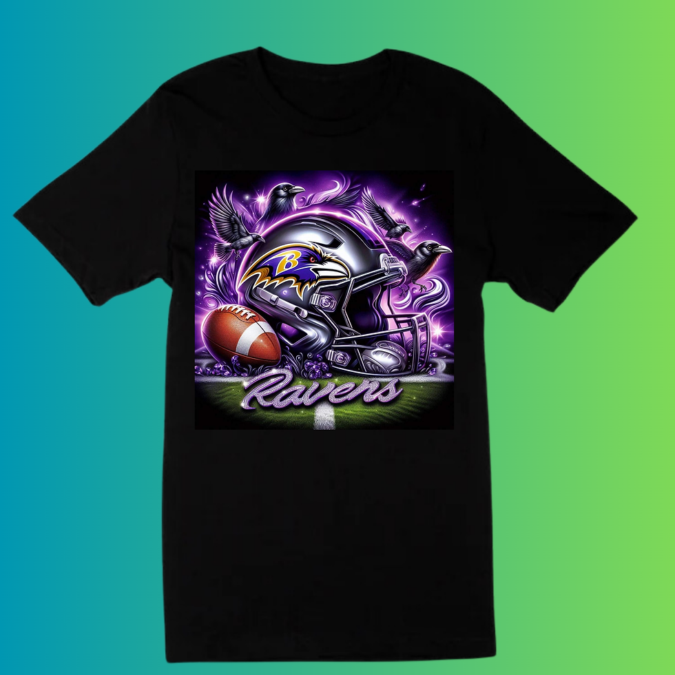 NFL Helmets Limited Tees! Ravens by Magoniga Innovative Designs