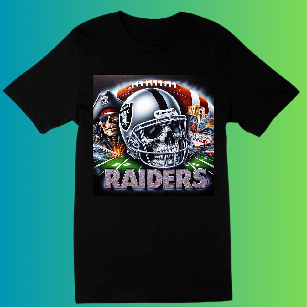 NFL Helmets Limited Tees! Raiders by Magoniga Innovative Designs