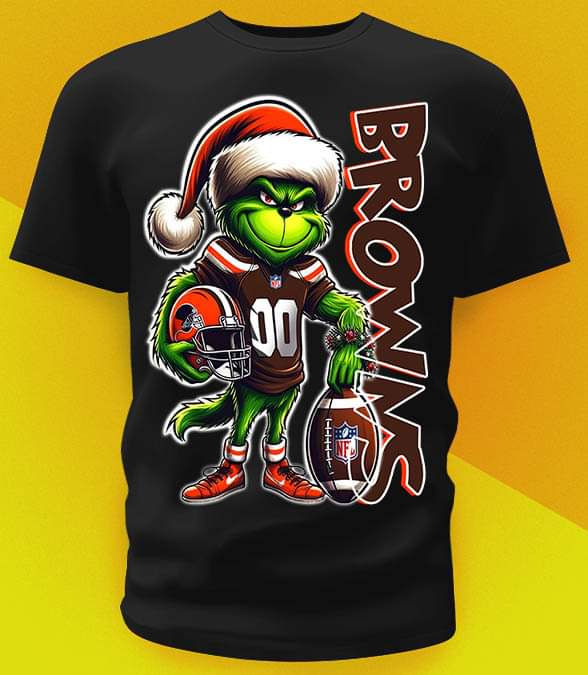 NFL Grinch Limited Tees! Browns by Magoniga Innovative Designs