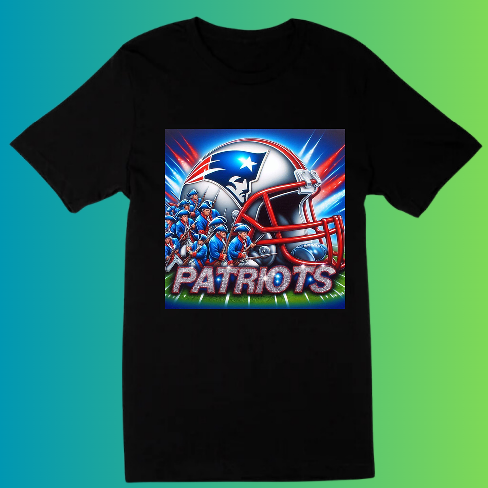 NFL Helmets Limited Tees! Patriots by Magoniga Innovative Designs