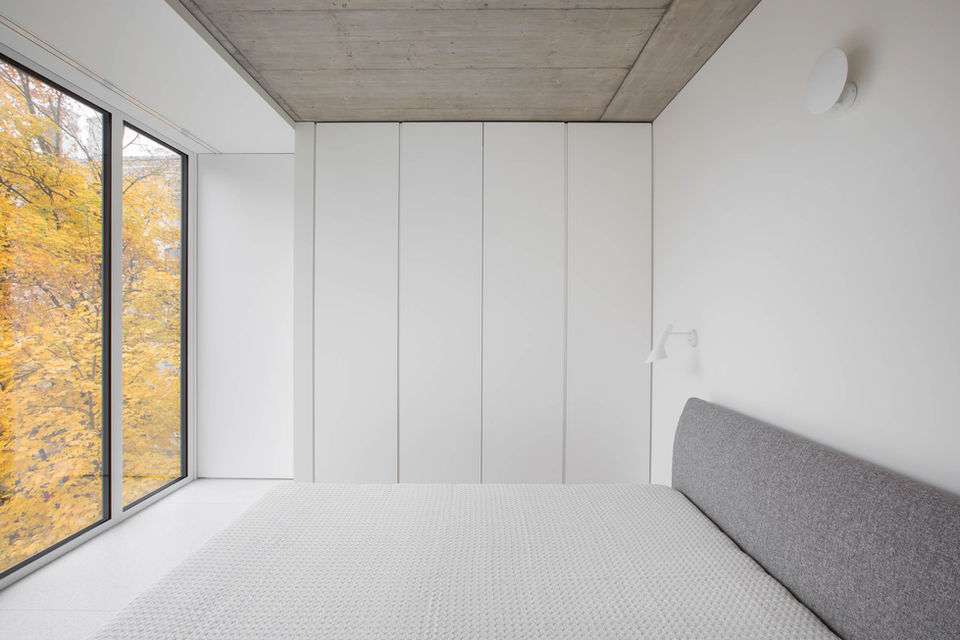 THE FOUR SEASONS - geriausiu privačiu interjeru pripažintas buto projektas. Miegamasis. YCL studio