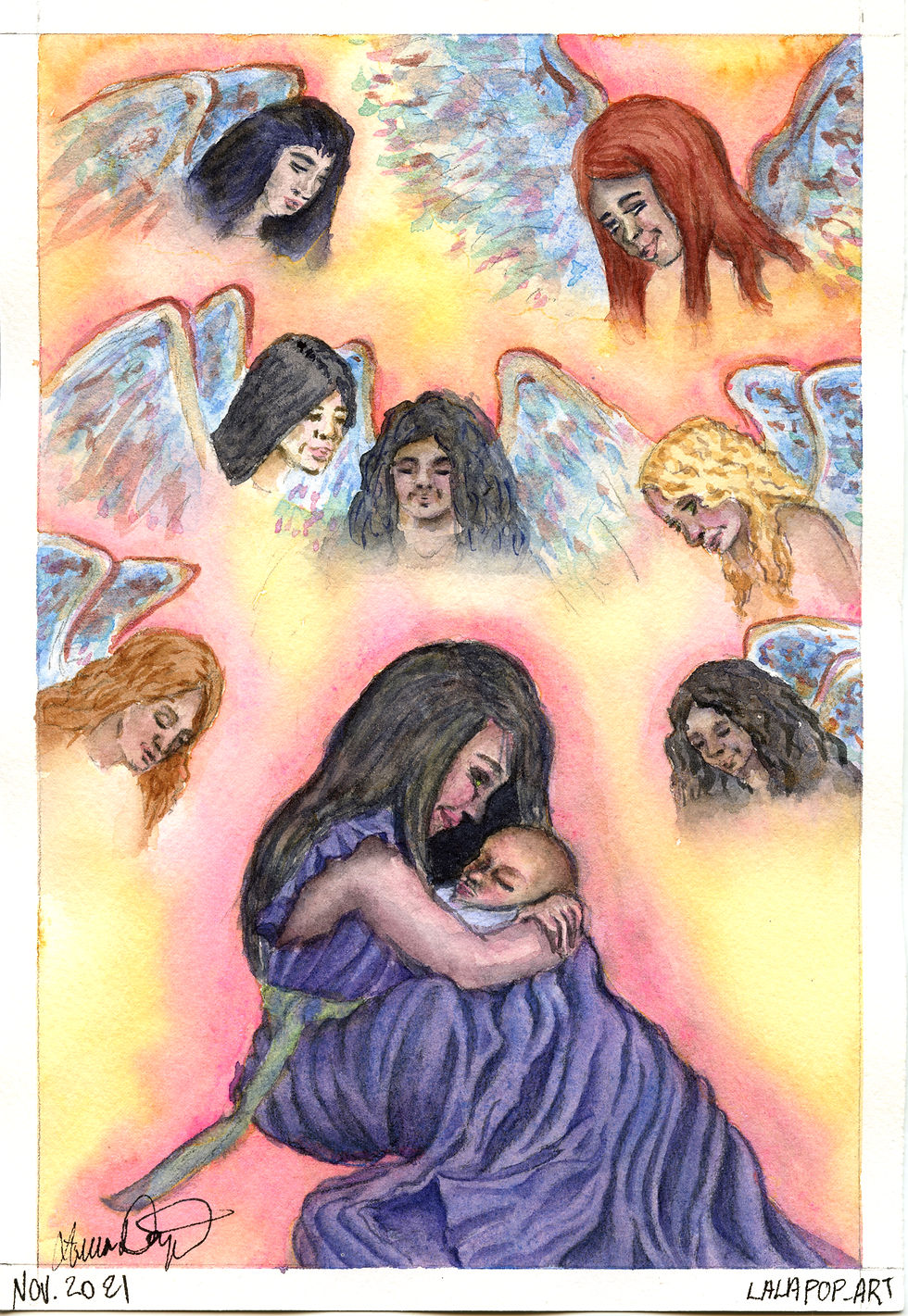 Thumbnail: Greeting Cards - Laura Daquila Mixed Bundle (5 cards)