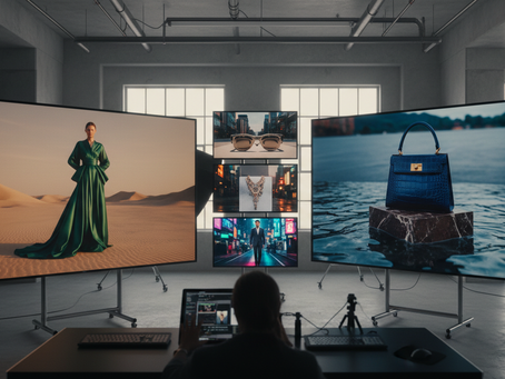 Innovative AI-Driven Advertising Visuals for Premium Brands