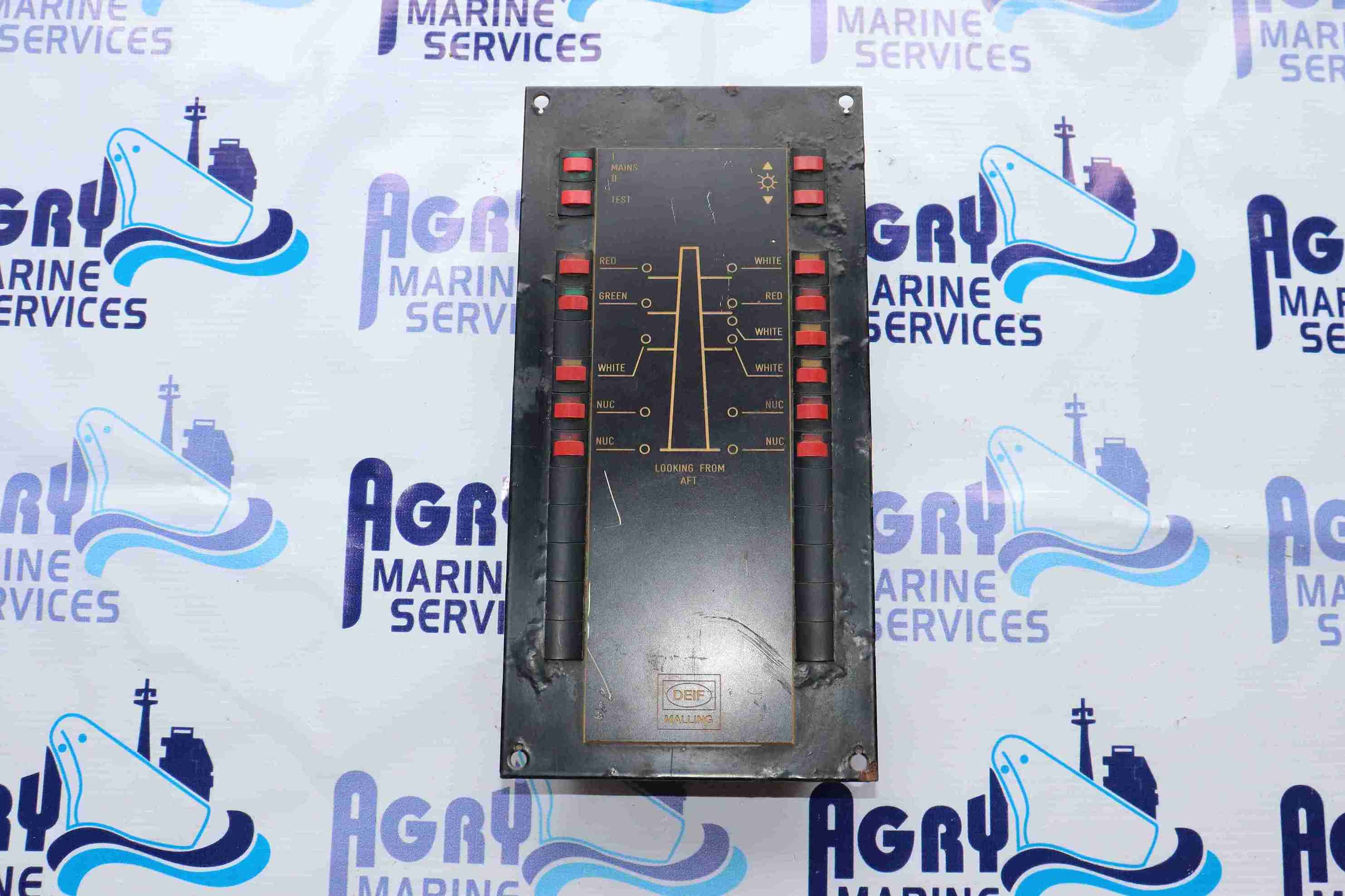 DEIF 827.41 SIGNAL LIGHT CONTROL PANEL