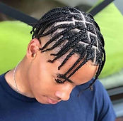 boys braids with Extensions