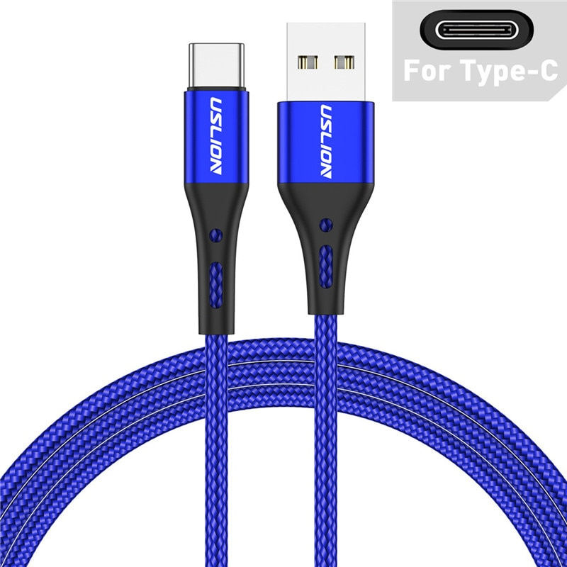 Thumbnail: 3A USB Type C Cable Wire For Samsung S10 S20 Xiaomi mi 11 Mobile Phone 