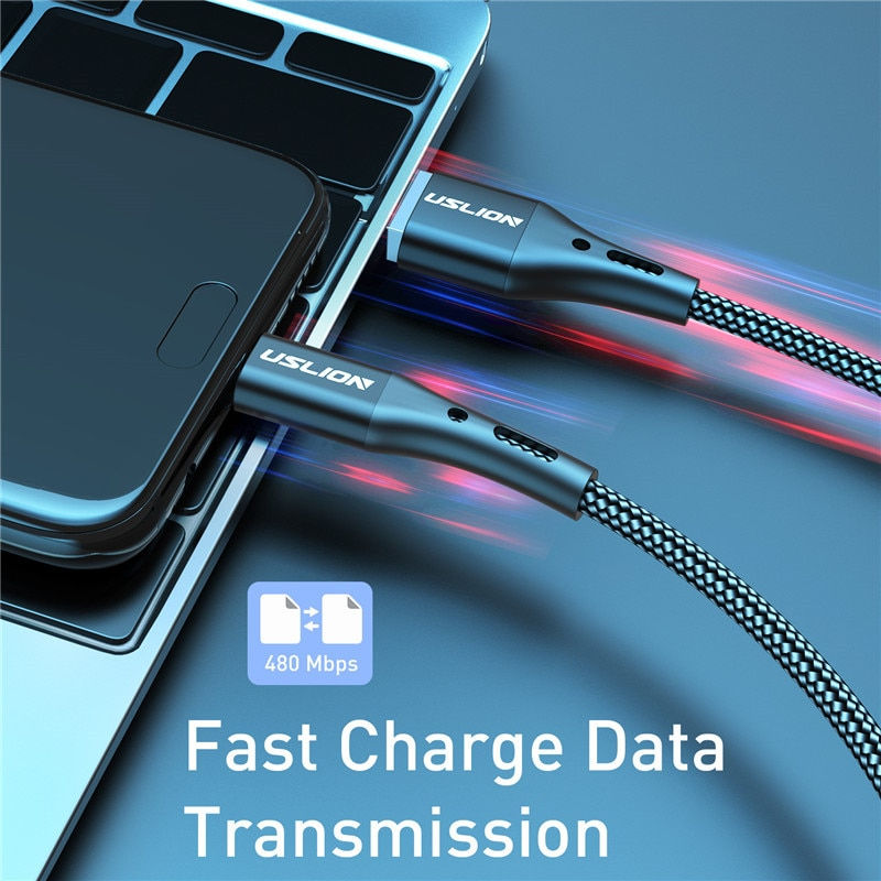 Thumbnail: 3A USB Type C Cable Wire For Samsung S10 S20 Xiaomi mi 11 Mobile Phone 