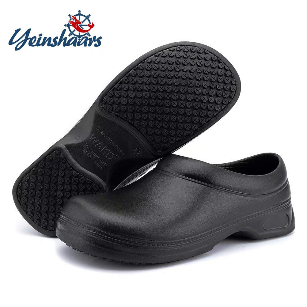 YEINSHAARS New Men Chef Kitchen Working Slippers Garden Shoes