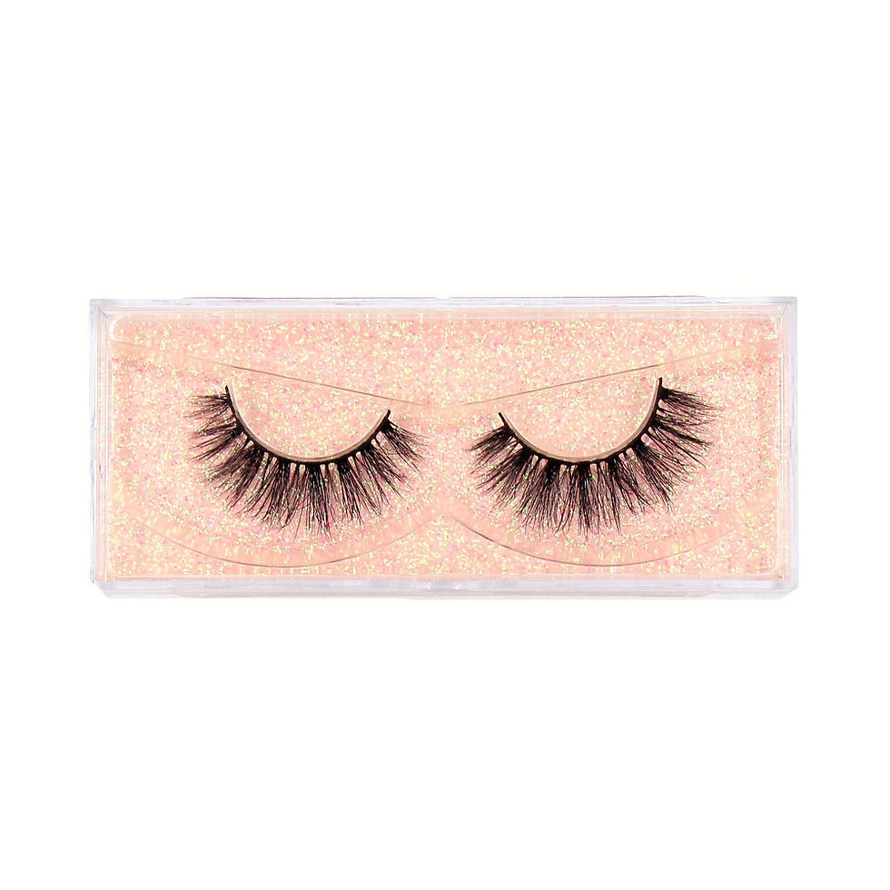 Thumbnail: LEHUAMAO Fluffy Mink Lashes Short Wispy Natural Eyelashes  Makeup False Lashes