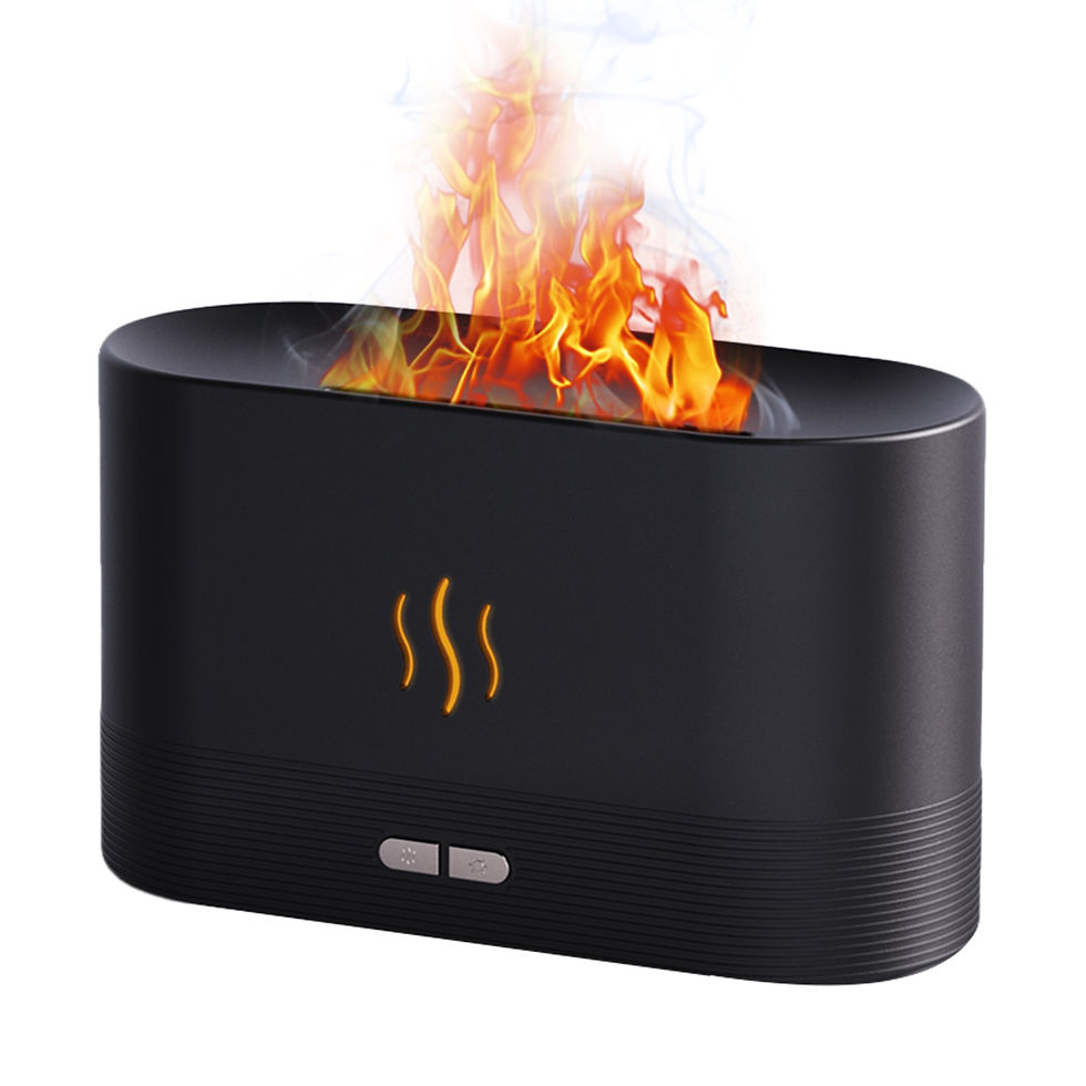 Thumbnail: 180ML USB Essential Oil Diffuser Simulation Flame Air Fragrance Sleep Atomizer