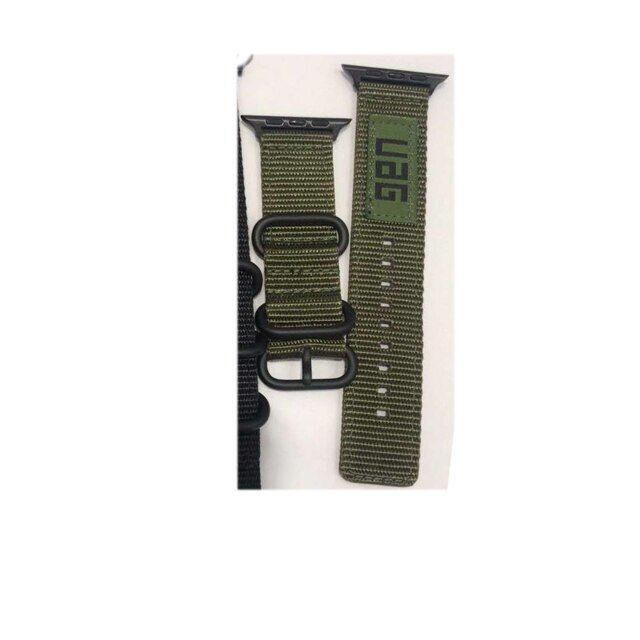 Thumbnail: Outdoor Nylon Strap For Apple Watch Band 41mm 45mm 44mm 40mm 38/42mm
