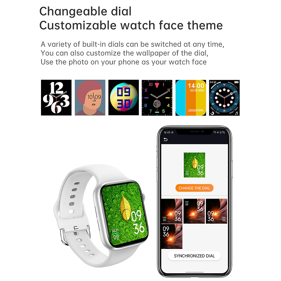 Thumbnail: IWO 13 Pro Smartwatch  Men Women PK IWO W46 W56 Series 6