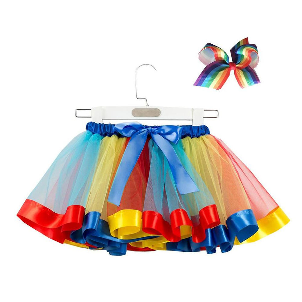 Thumbnail: 2022 New Tutu Skirt Baby Girl Clothes 12M-8Yrs Colorful Mini Pettiskirt Clothing
