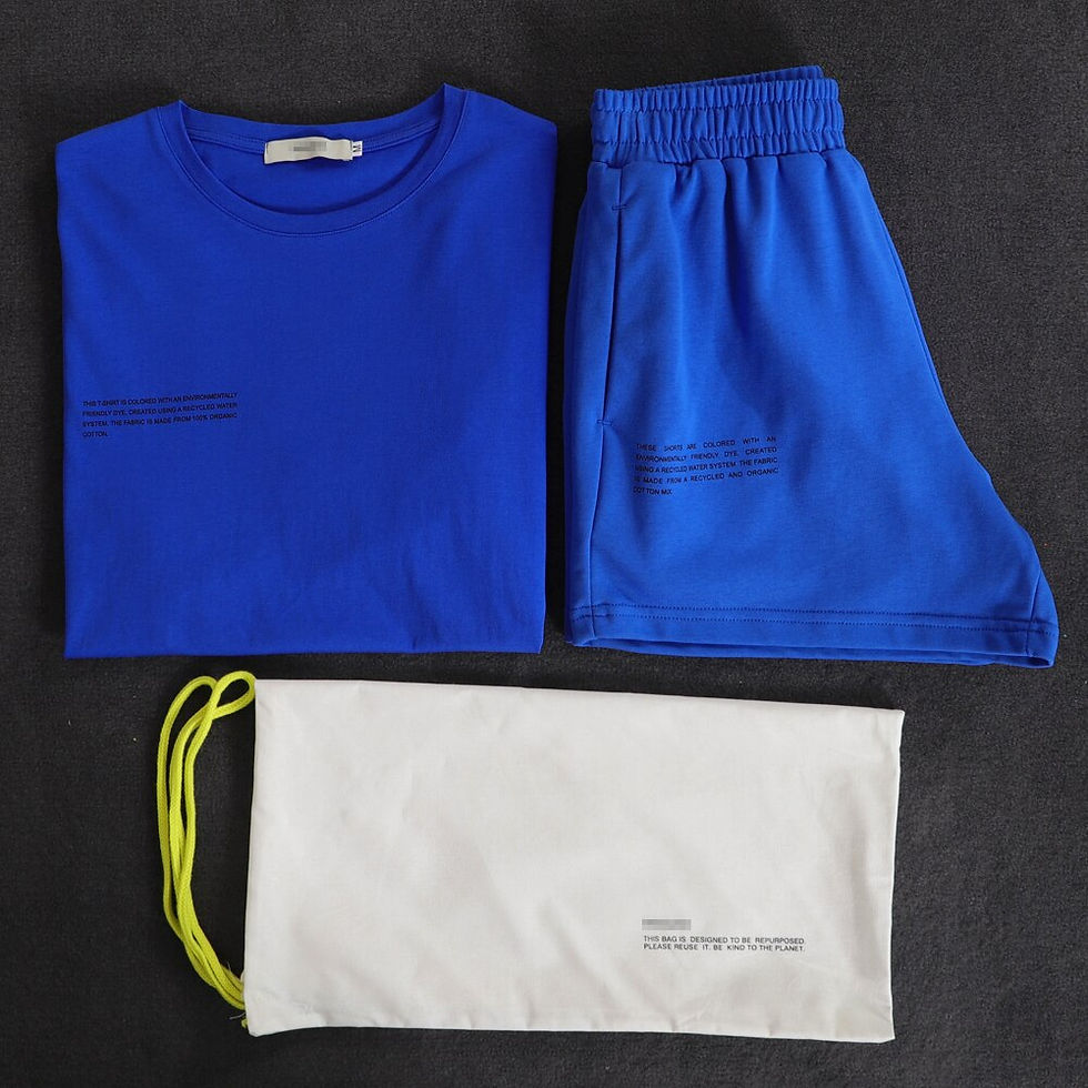 Thumbnail: Summer Tracksuits Womens Two Peices Set Leisure Outfits 100% Cotton 