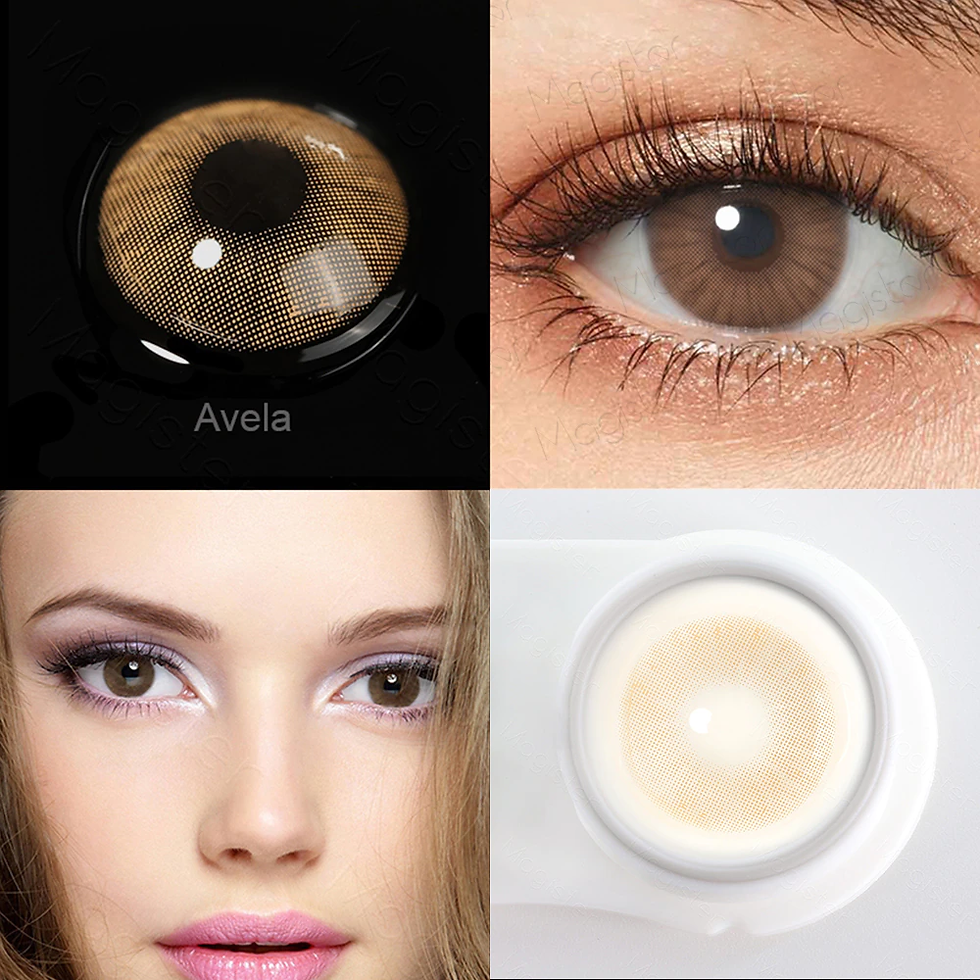 Thumbnail: Natural Color Lens Eyes 2pcs For Eyes Beauty Eye Cosmetic Color Lens Eyes