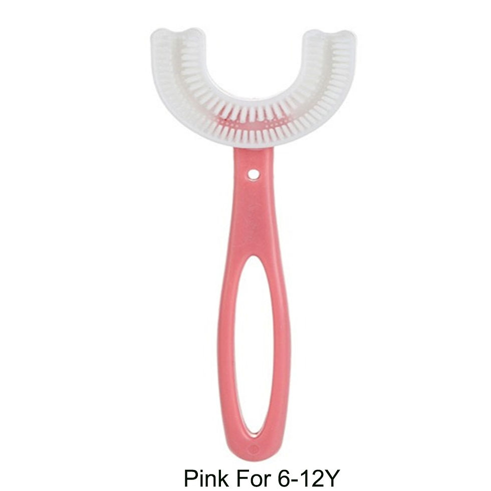 Thumbnail: Toothbrush Children 360 Degree U-shaped Child Toothbrush Kids Oral Care Cleaning