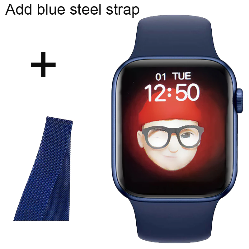 Thumbnail: IWO Smart Watch Men Women T500 Pro Heart Rate Fitness Tracker For Android IOS