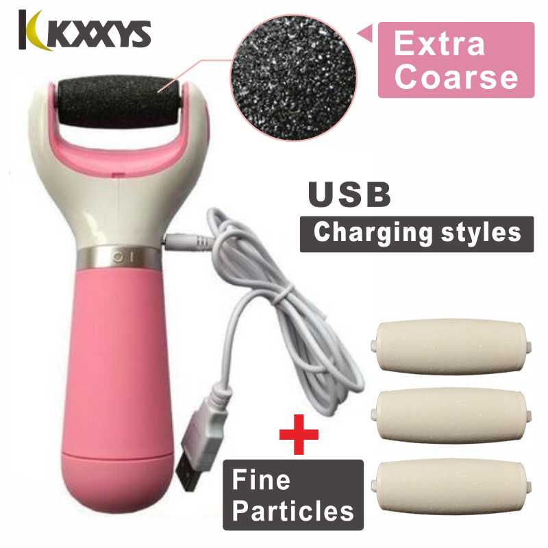 Thumbnail: Electric Foot Grinder Heel File Exfoliator Pedicure Machine Skin Remove Tool