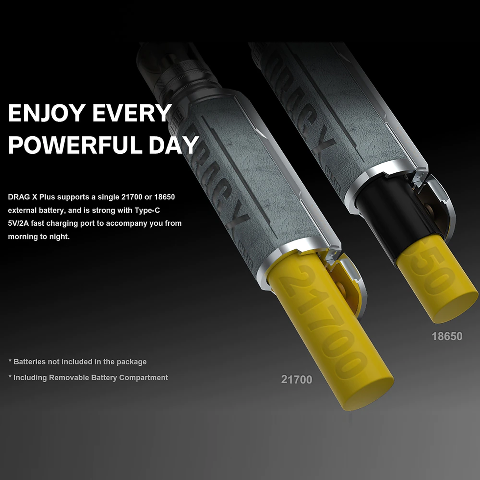 Thumbnail: VOOPOO Drag X 5.5ml Pod  Battery Vaper Mods Electronic Cigarette 5V/2A USB-C