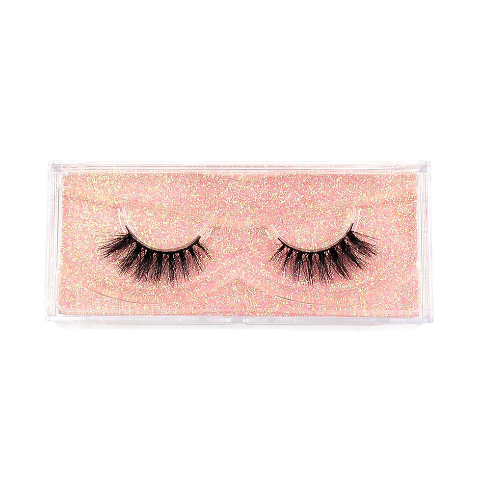 Thumbnail: LEHUAMAO Fluffy Mink Lashes Short Wispy Natural Eyelashes  Makeup False Lashes