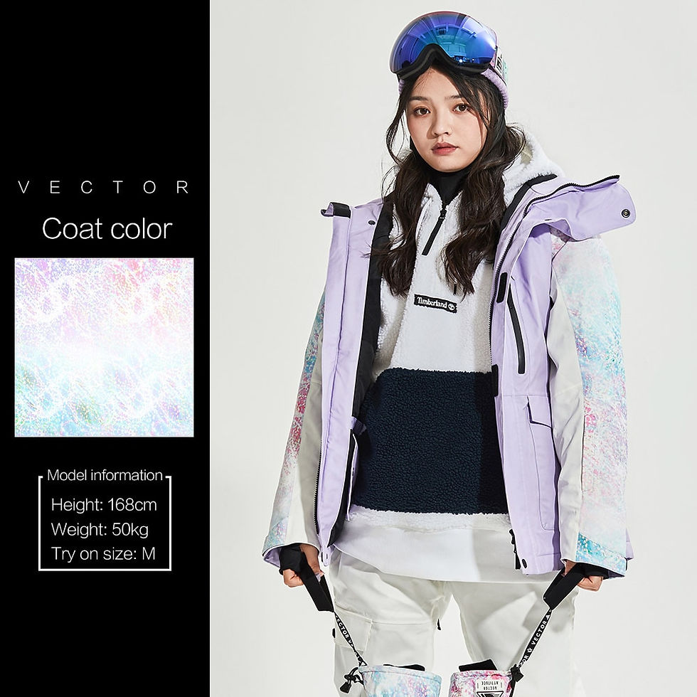 Thumbnail: VECTOR  Men Women Ski Jacket Pants Winter Warm Windproof Outdoor Sports 