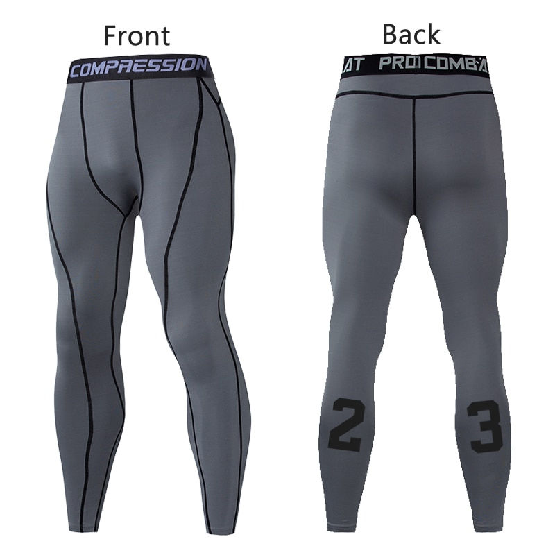 Thumbnail: Men Compression Pants Male Tights Leggings for Running Gym Sport Fitness 