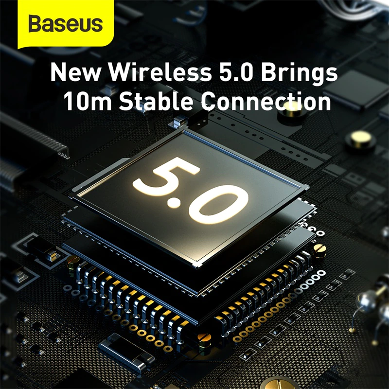 Thumbnail: Baseus D02 Pro Wireless Headphones Sport Bluetooth 5.0For iPhone Xiaomi