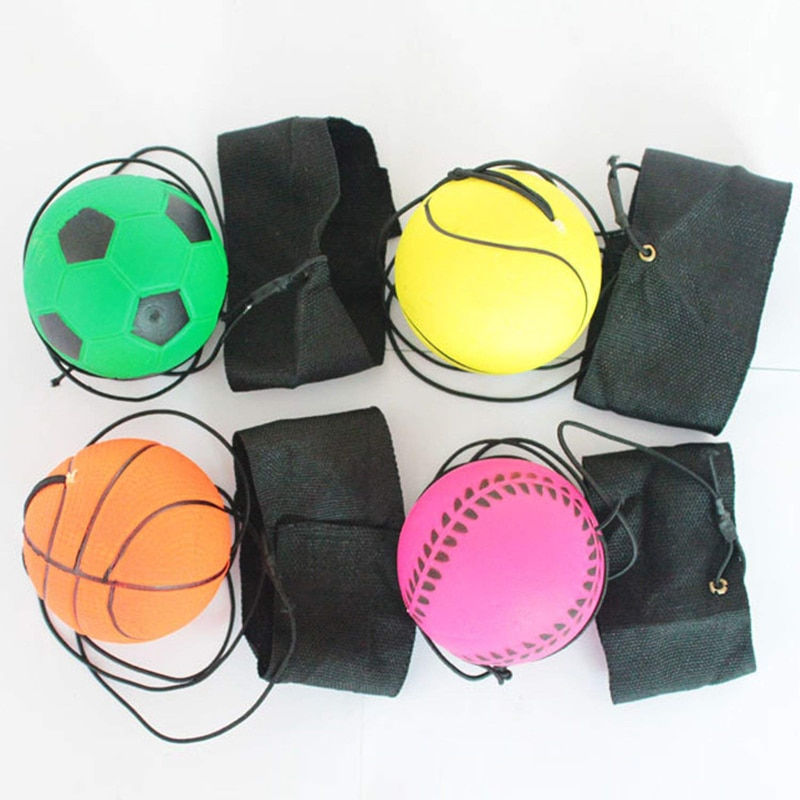 Thumbnail: 1Pc Return Sponge Rubber Hand Ball Game Exercises Bouncing Outdoor Toy Ball