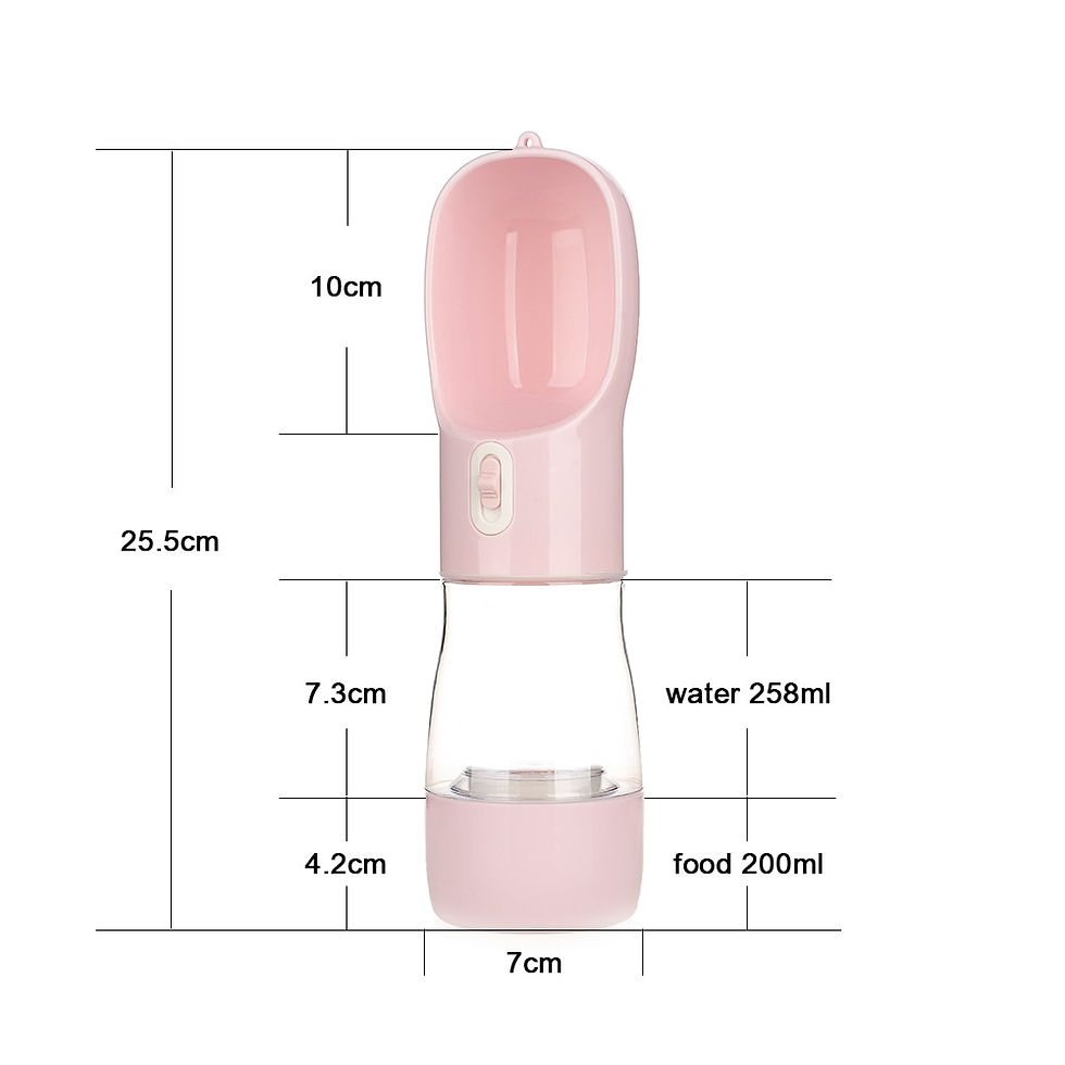 Thumbnail: HOOPET Pet Dog Water Bottle Feeder Portable Water Dog Bowls Water Bowl for Dogs