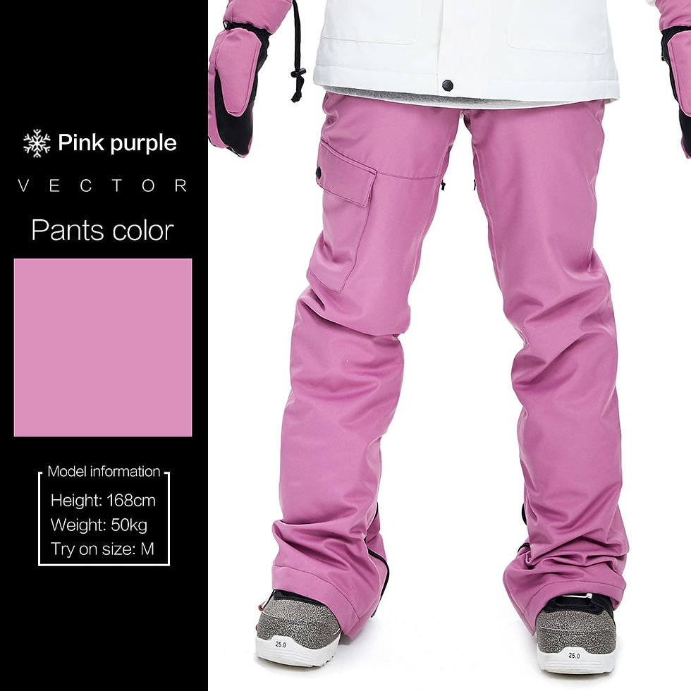 Thumbnail: VECTOR  Men Women Ski Jacket Pants Winter Warm Windproof Outdoor Sports 