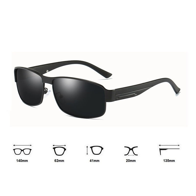 Thumbnail: Luxury Men Polarized Sunglasses Men Driving Designer Sun Glasses Shades