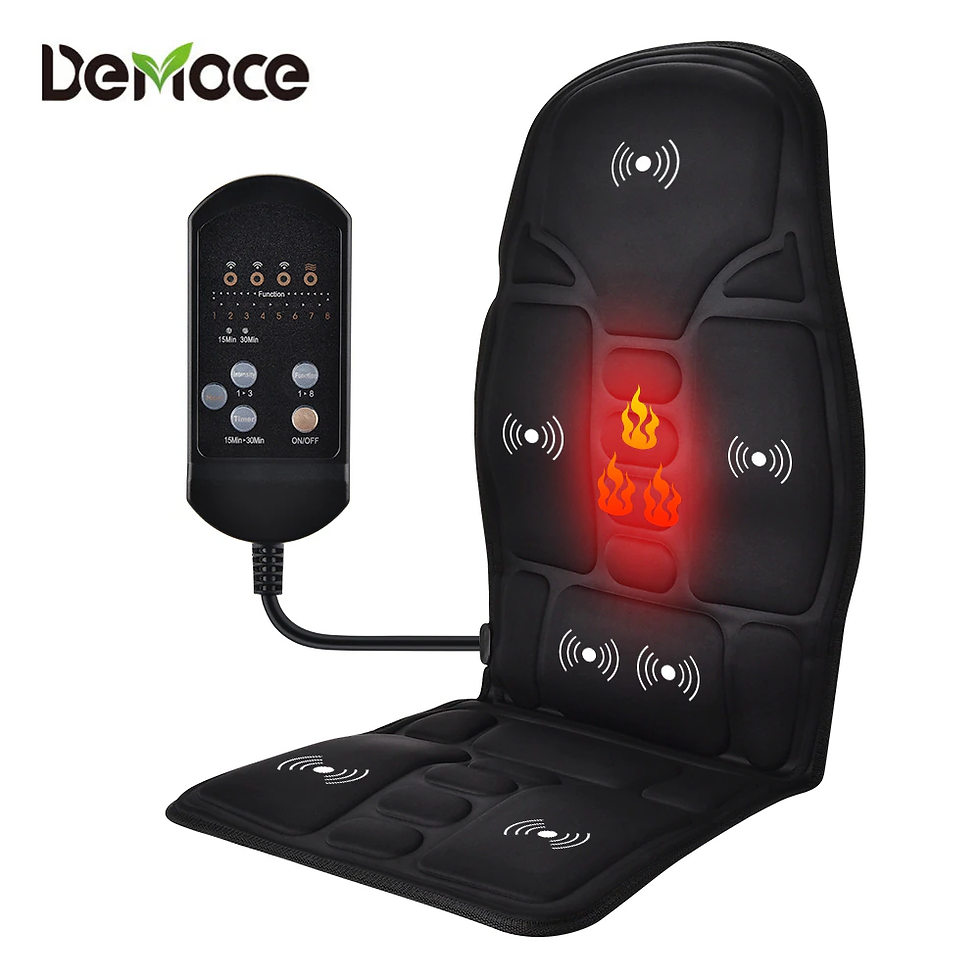 Thumbnail: Electric Vibrating Car Massage Portable Cushion Back Vibrator Massage Pads