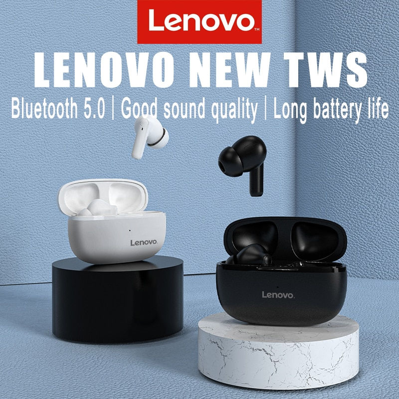 Thumbnail: Lenovo HT05 TWS Bluetooth Earphone Sports Wireless  For Android IOS Smartphone