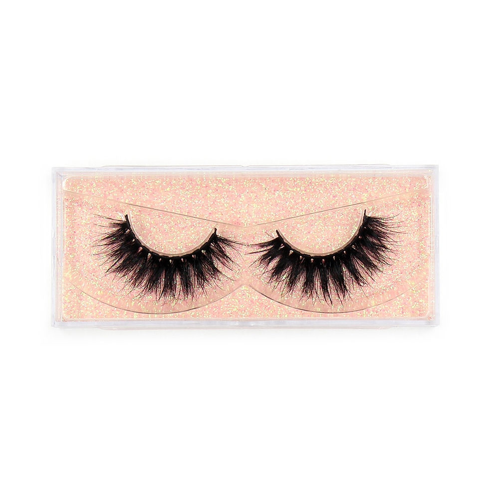 Thumbnail: LEHUAMAO Fluffy Mink Lashes Short Wispy Natural Eyelashes  Makeup False Lashes