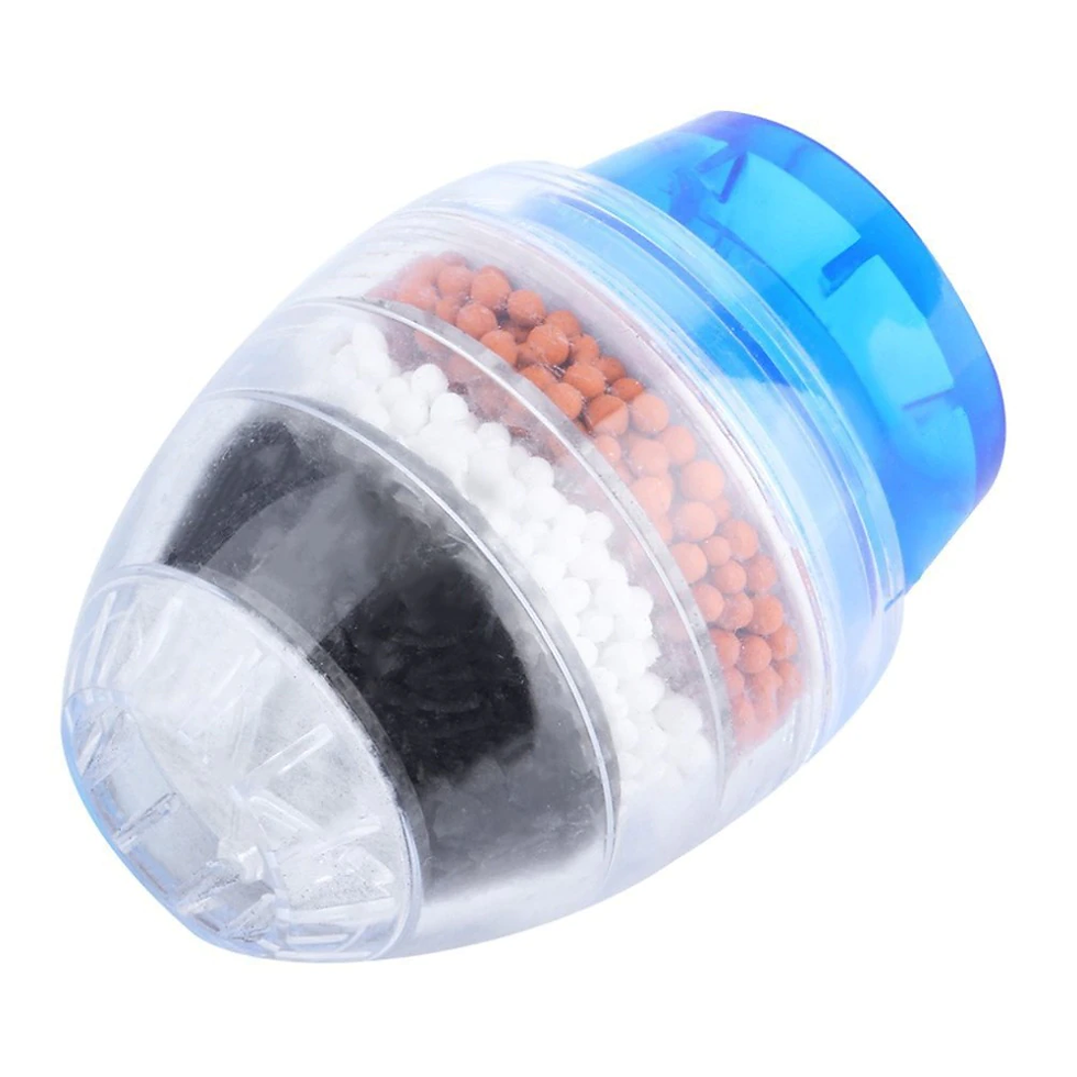 Thumbnail: 1pc Household Activated Carbon Water Filter Mini Kitchen Water Purifying 