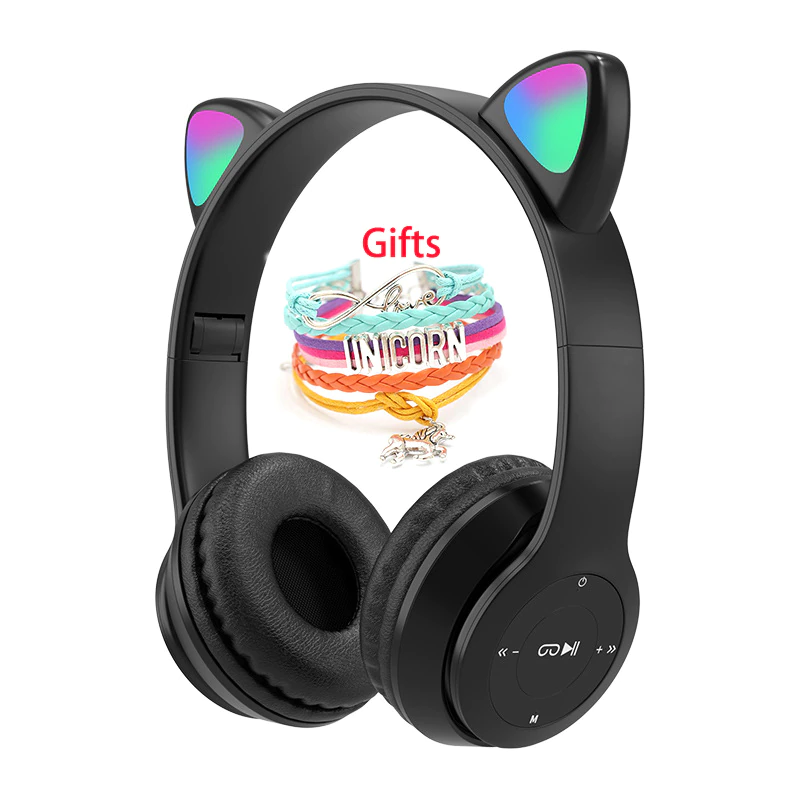 Thumbnail: Wireless Headphones Girl Gifts PC Phone Gaming Headset