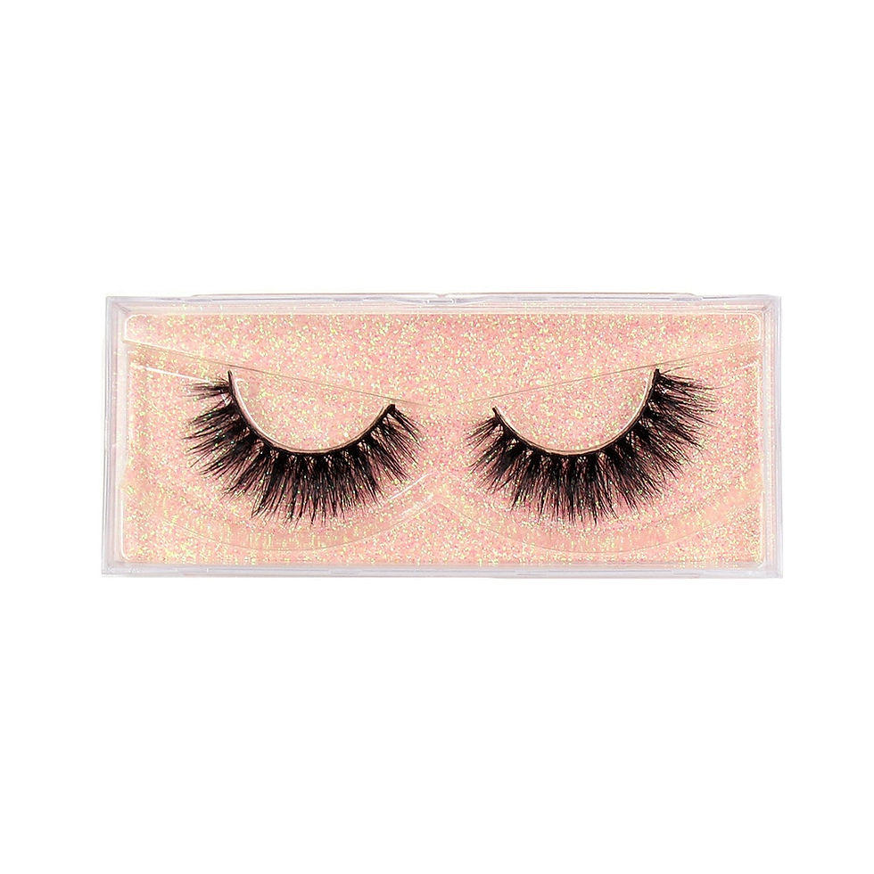 Thumbnail: LEHUAMAO Fluffy Mink Lashes Short Wispy Natural Eyelashes  Makeup False Lashes
