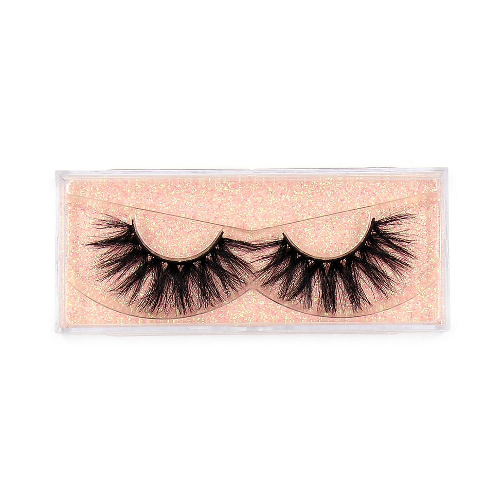 Thumbnail: LEHUAMAO Fluffy Mink Lashes Short Wispy Natural Eyelashes  Makeup False Lashes