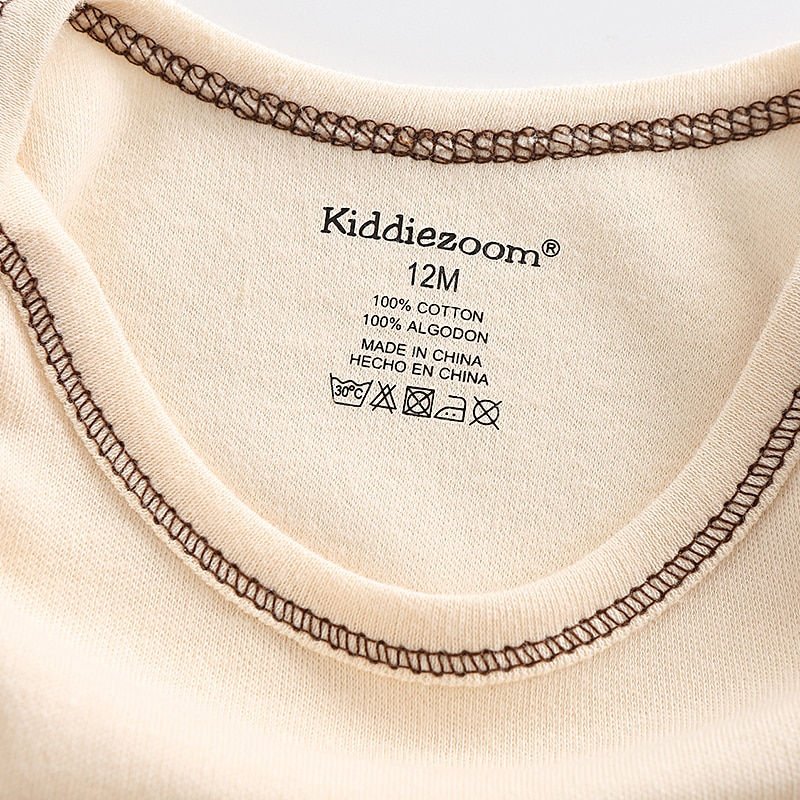 Thumbnail: 3 PCS/LOT Newborn Baby Clothing 2022 New Fashion Boys Girls Clothes 100% Cotton 