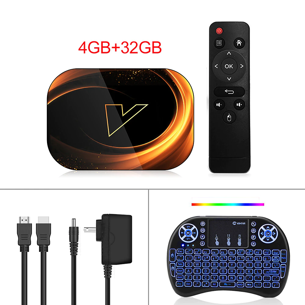 Thumbnail: VONTAR X3 4GB  8K Android 9 Smart TVBOX 9.0 Amlogic  Wifi Set Top Box