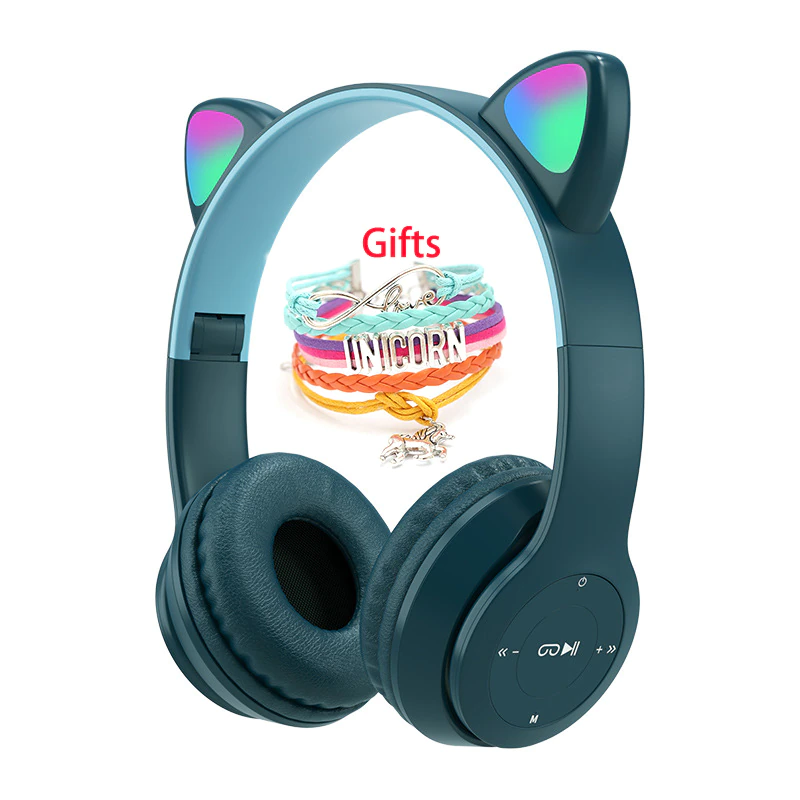 Thumbnail: Wireless Headphones Girl Gifts PC Phone Gaming Headset