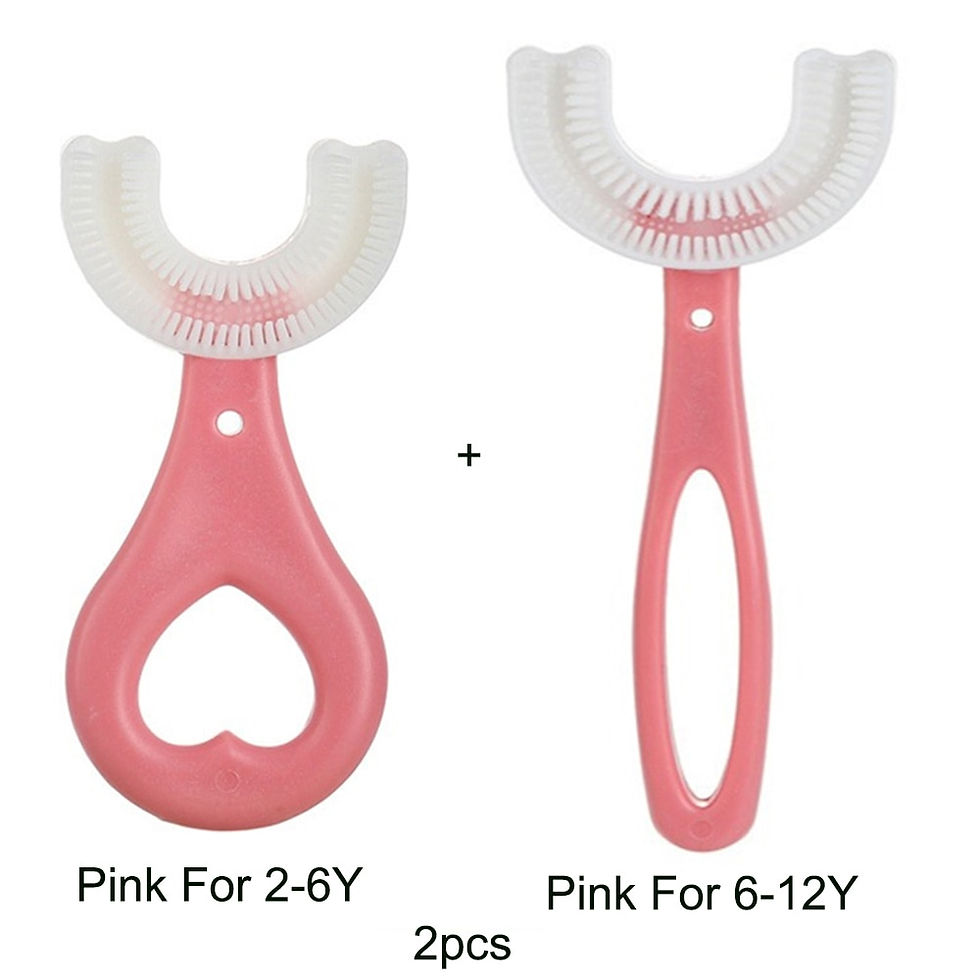 Thumbnail: Toothbrush Children 360 Degree U-shaped Child Toothbrush Kids Oral Care Cleaning