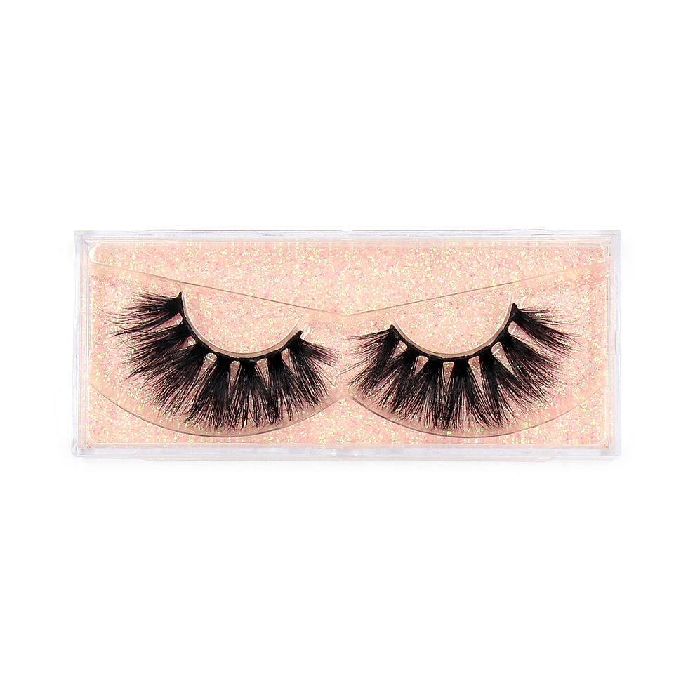 Thumbnail: LEHUAMAO Fluffy Mink Lashes Short Wispy Natural Eyelashes  Makeup False Lashes
