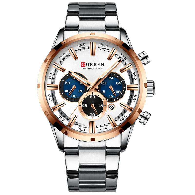 Thumbnail: CURREN Men Watch Luxury Sports Quartz Waterproof Chronograph Relogio Masculino