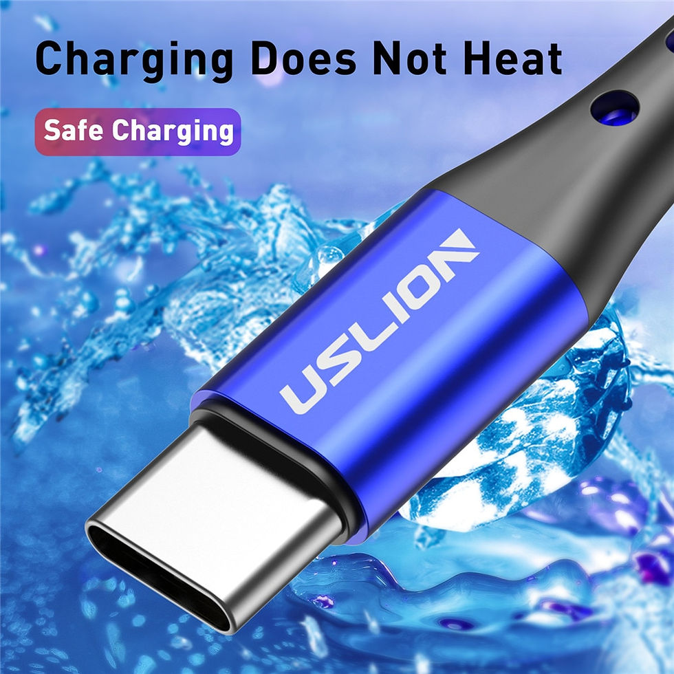 Thumbnail: 3A USB Type C Cable Wire For Samsung S10 S20 Xiaomi mi 11 Mobile Phone 